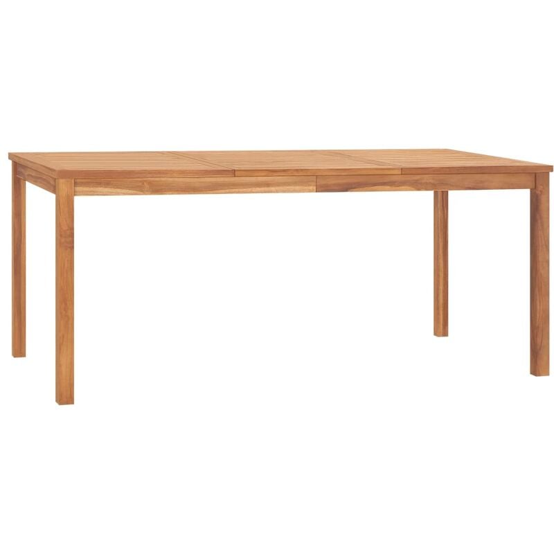 

Bh Design - Mesa de comedor para jardín madera maciza de teca 180x90x77 cm