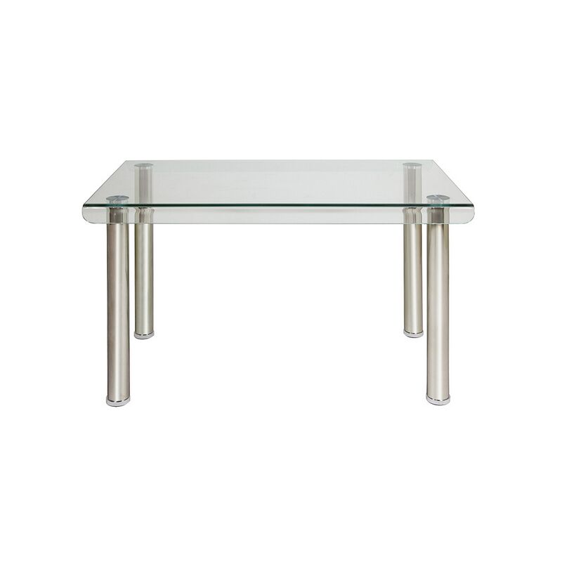 

BHD - Mesa de Comedor Rec Cristal Templado (130 x 80 x 75 cm)