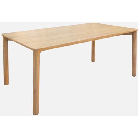 Mesa de comedor rectangular madera, 6 plazas