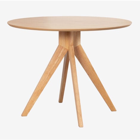 Mesa de comedor redonda Ø100 cm en madera Sekiz SKLUM             