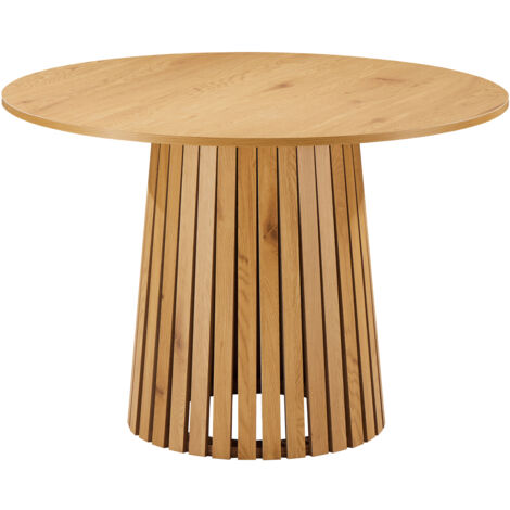 Mesa de comedor redonda 110cm de estilo escandinavo LIV