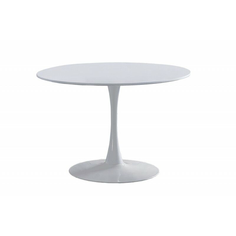 

Mesa de Comedor Redonda Luna Lacada Blanco de 110 cm.