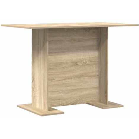 Mesa de Comedor Roble Sonoma 110 x 60 x 75 cm vidaXL