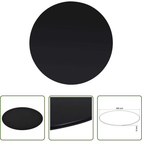 Mesa de comedor -  Tablero de  mesa de cristal templado redondo 300 mm