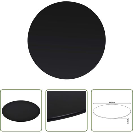 Mesa de comedor -  Tablero de mesa de cristal templado redondo 500 mm