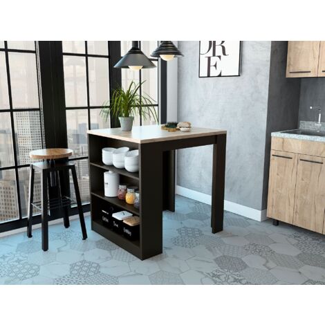 Mesa de Comedor Tanna, con Estantes