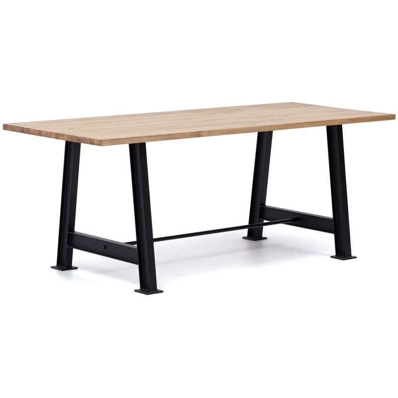 

BHD - Mesa de comedor Thiner Beam Vintage Industrial 100x200x75cm