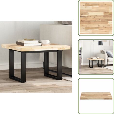 Mesa de comedor - vidaXL Tablero de mesa cuadrado madera maciza acacia 60x60x4 cm - Mesa bistro