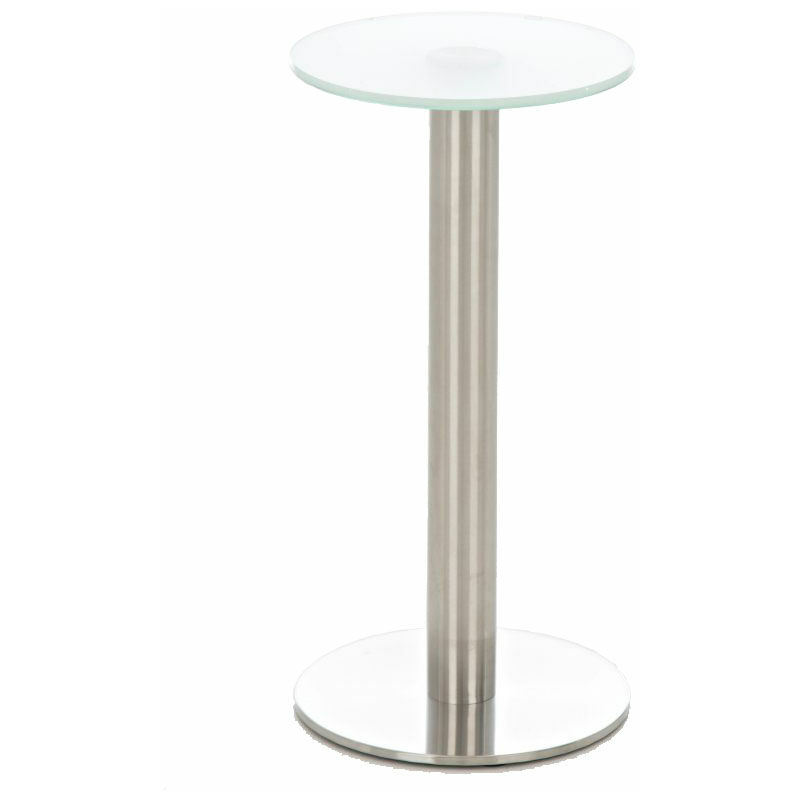 

Rogal - Mesa de cristal 60 cm de altura vidrio opalino