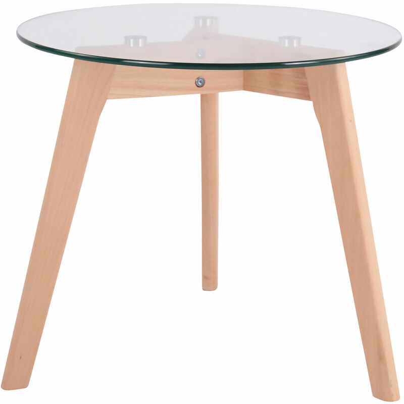 

CLP - Mesa De Cristal Redonda Motala Vidrio transparente Ø 50 cm