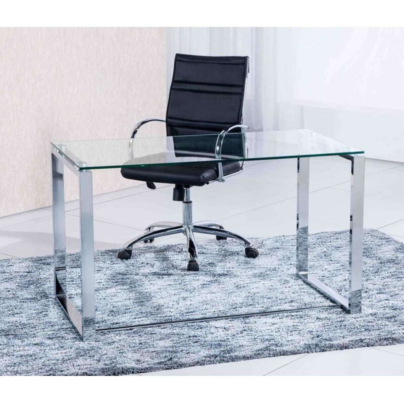 

Mesa De Escritorio Benetto 72 cm(alto)120 cm(ancho)60 cm(largo) Color PATAS CROMADAS