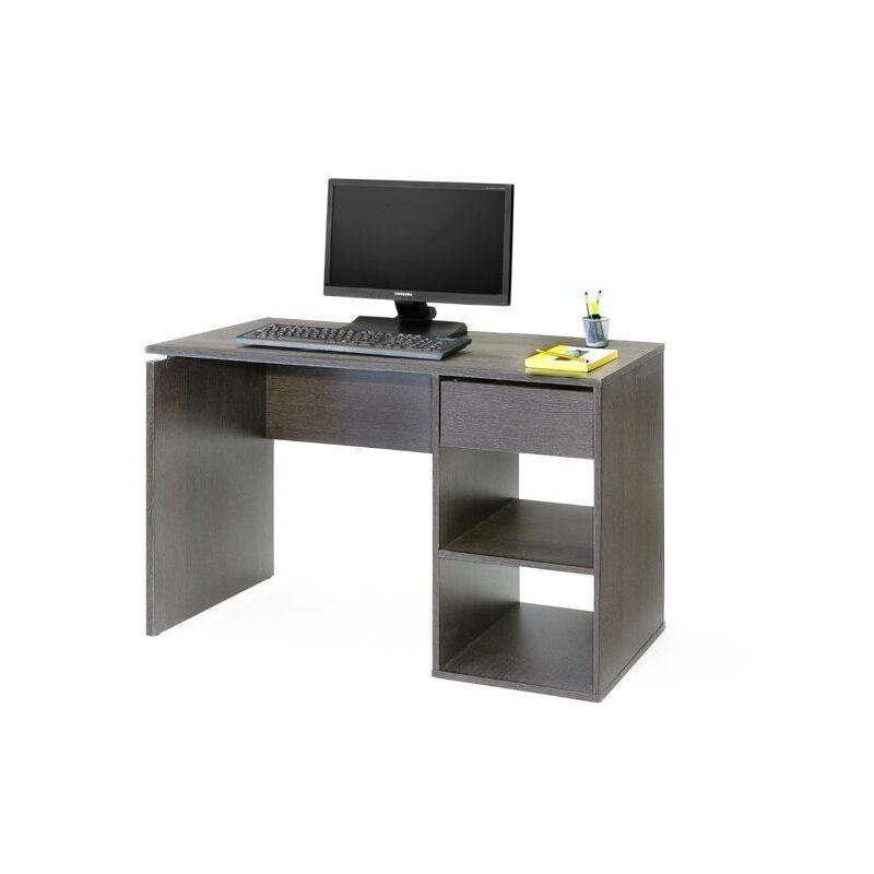 

Mesa de Escritorio Burgos 5012 con cajón (ancho 120cm) | Wengué