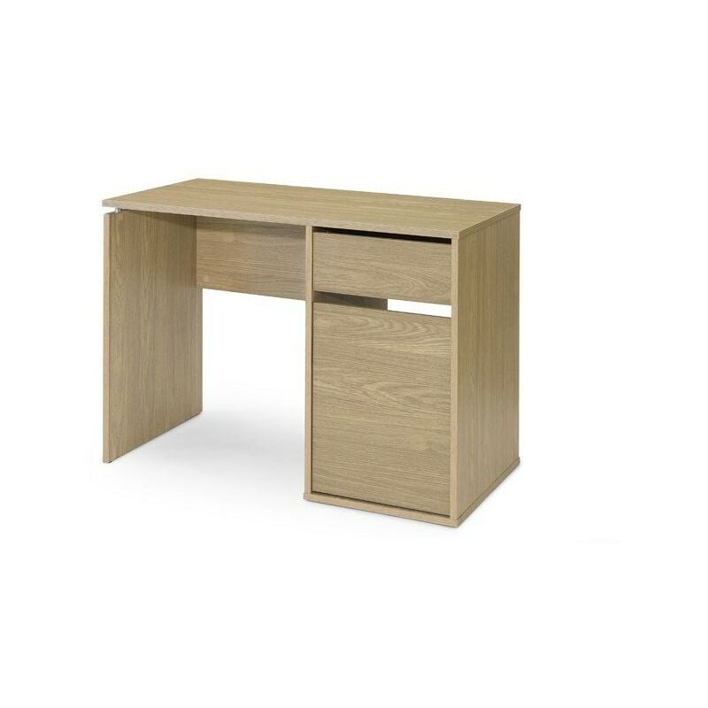 

Mesa de Escritorio Burgos 5210 con cajón y puerta (ancho 100cm) | Roble