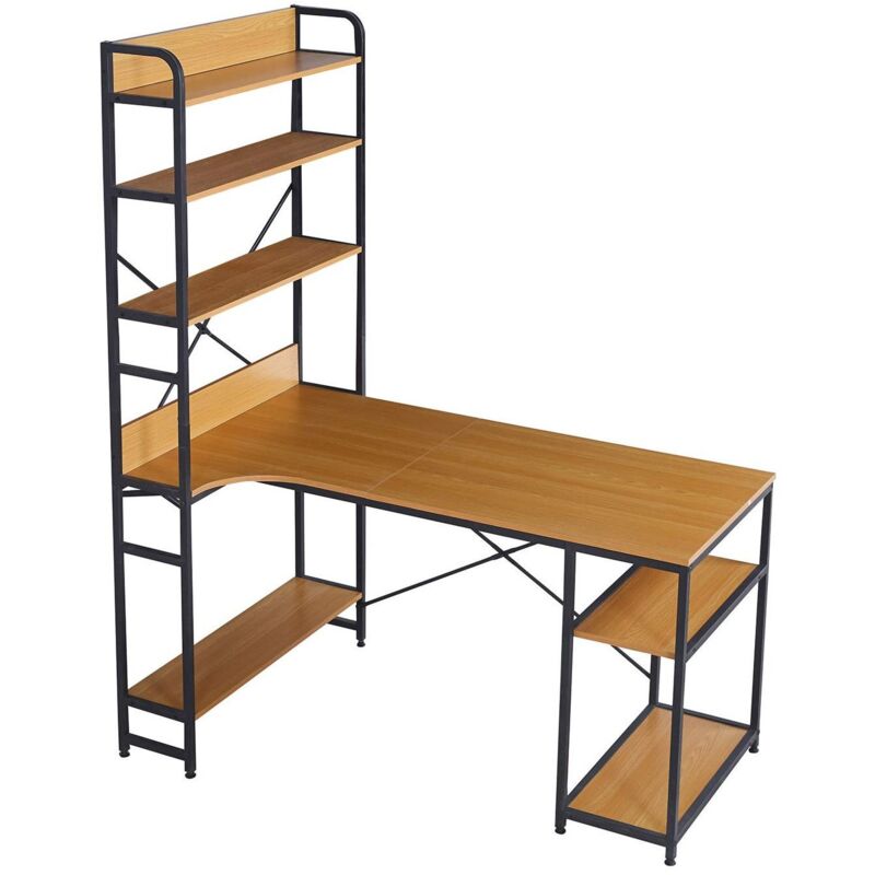 

Mesa De Escritorio Con Estante Nature Ancho: 135 X Largo: 85 X Alto: 177,5