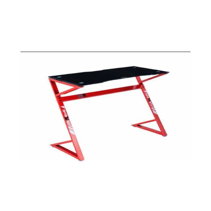 

Mesa De Escritorio Gamer-XT03 acabado rojo/carbono 75 cm(alto)120 cm(ancho)60 cm(largo)