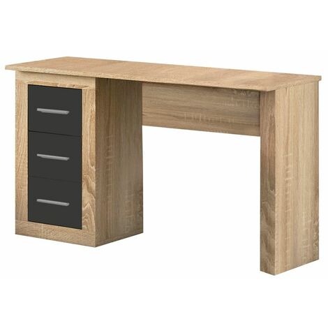 Mesa de escritorio Lara Cambria - Blanco 120cm (ancho) x 72cm (alto) - Cambria - Blanco