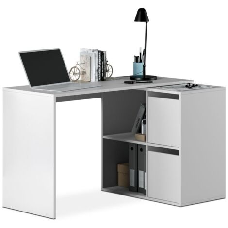 Mesa de escritorio multiposición Spacio Blanco Artik (Blanco Mate) (ancho) x 74cm (alto)