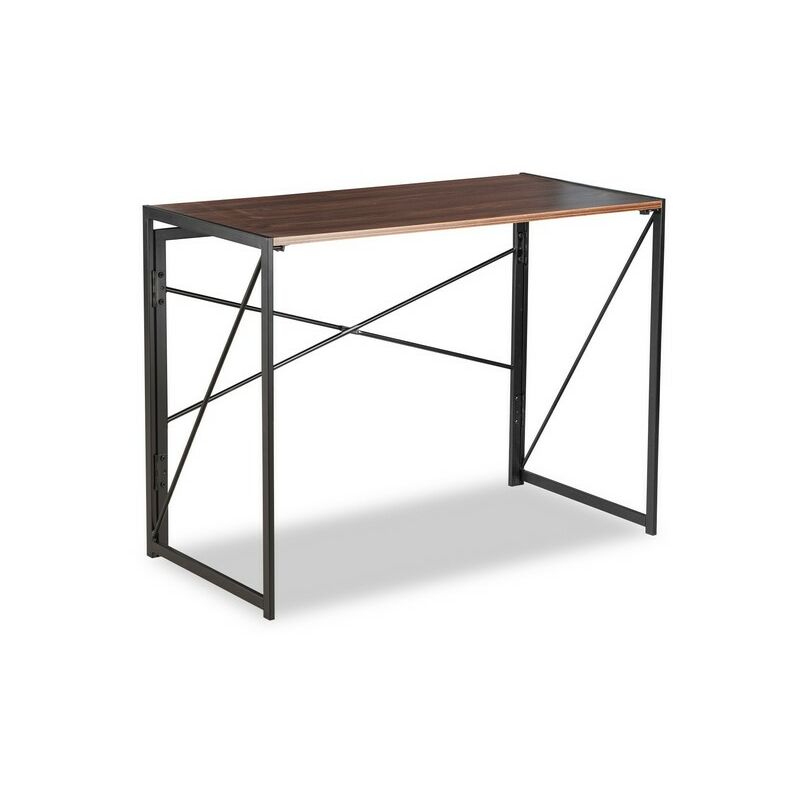 

Mesa de escritorio plegable madera metal (45 x 74 x 90 cm) - Rogal