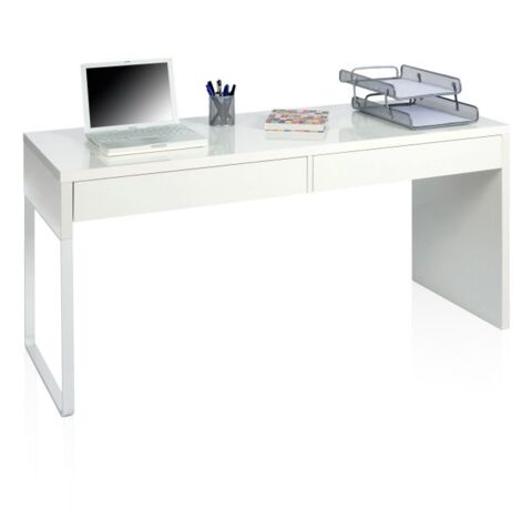 Mesa de escritorio Roxy Blanco Artik (Blanco Mate) (ancho) x 75cm (alto)