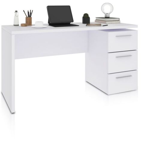 Mesa de escritorio Sasha Blanco Artik (Blanco Mate) (ancho) x 74cm (alto)