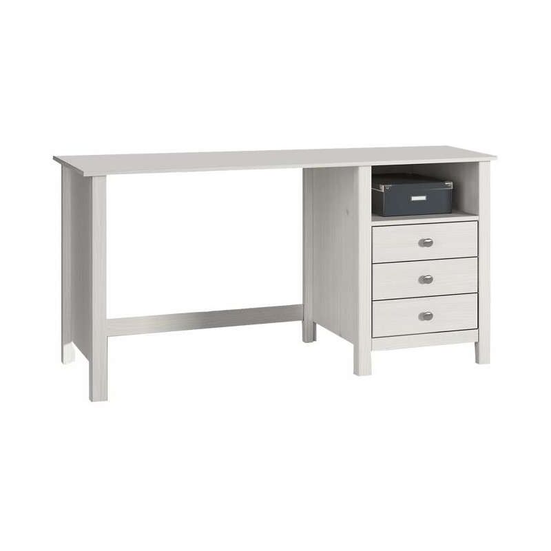 

Mesa de estudio modelo Berna acabado blanco 120 cm(ancho) 74 cm(altura) 54 cm(fondo)