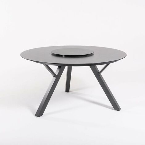 Mesa de exterior, Redonda, Antracita