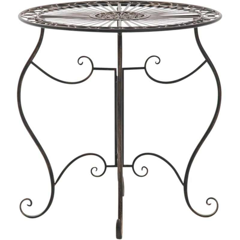 

CLP - Mesa de hierro Indra Ø 70 cm Bronce