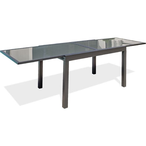 DCB GARDEN TABLE TOLEDE 135/270CM GRISANT - DCBGARDEN