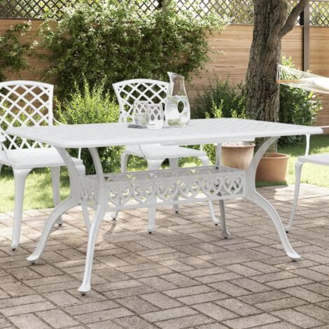 Mesa de jardín aluminio fundido  150x90x72 cm