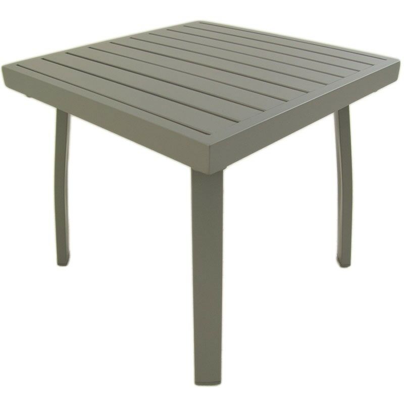 

Mesa de jardÃƒÂ­n auxiliar | Aluminio reforzado color gris | TamaÃƒÂ±o: 50x50x47 cm | Portes gratis