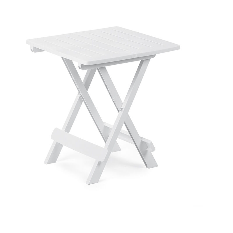 

Mesa de jardín auxiliar plegable Atlanta Blanca