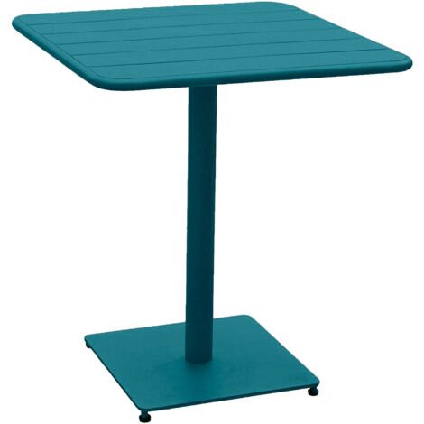 Mesa de jardín cuadrada phuket azul pato - 2 asientos - Hespéride