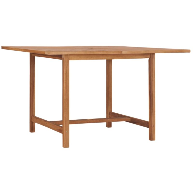 

vidaXL Mesa de jardín de madera maciza de teca 120x120x75 cm - Marrón