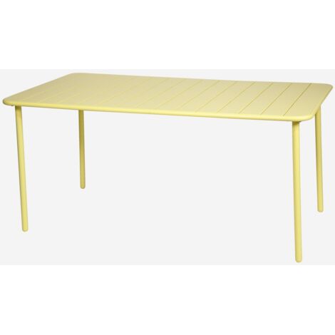 Mesa de jardín de metal de 6-8 plazas
