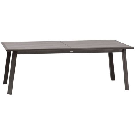 Mesa de jardín extensible pavane rye y praline - 12 asientos - Hespéride