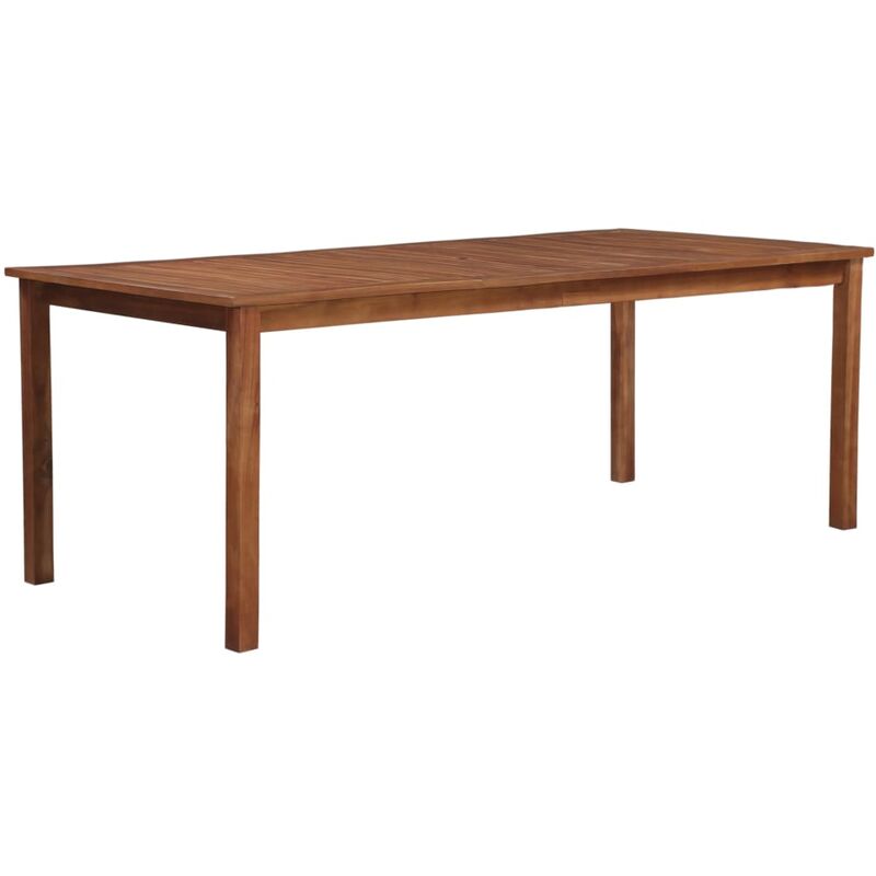 

Mesa de jardín madera maciza de acacia 200x100x74 cm