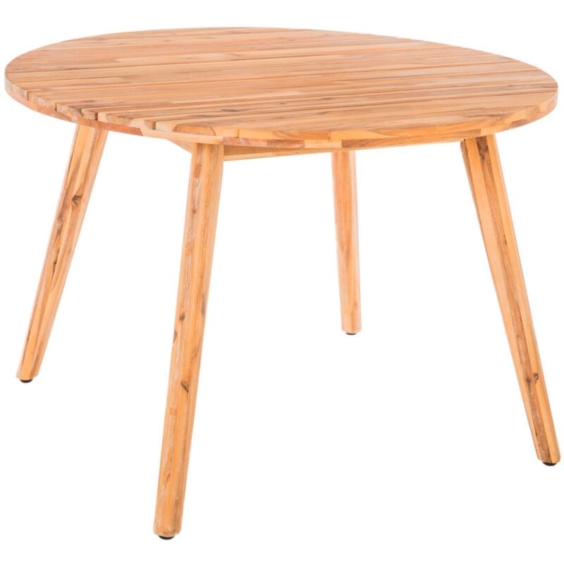 

Mesa de jardín Marilyn de comedor de madera de acacia marrón de Ø 110x75 cm