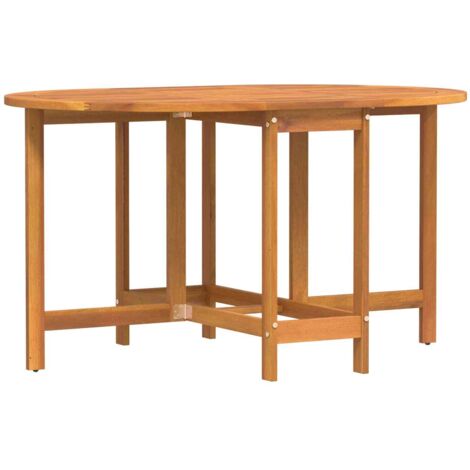 Mesa de Jardín Marrón 110 x 60 x 72 cm Madera maciza de Acacia