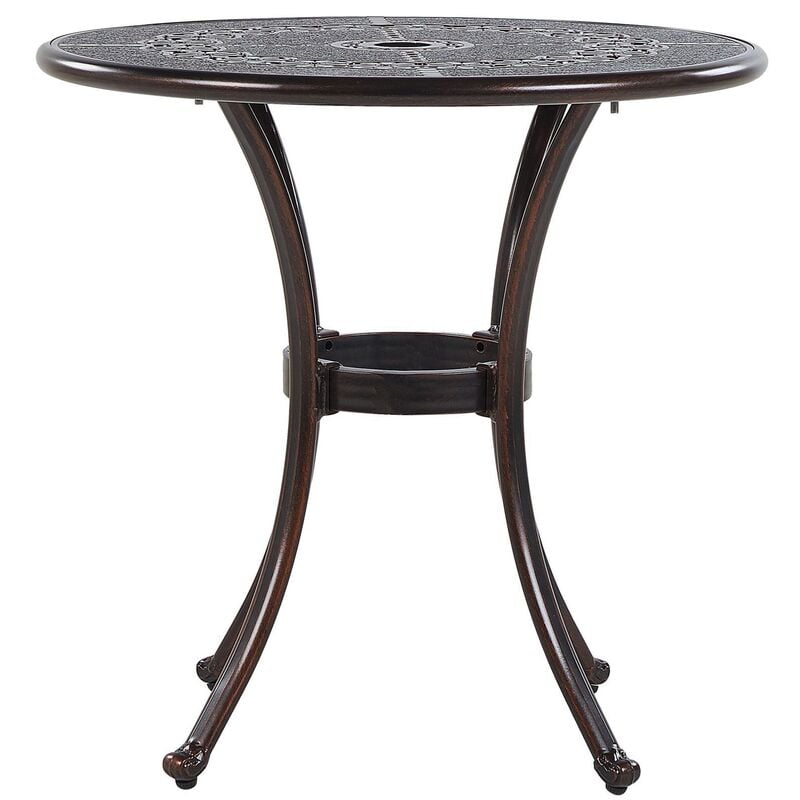 

Mesa de jardín marrón ⌀ 65 cm BOVINO