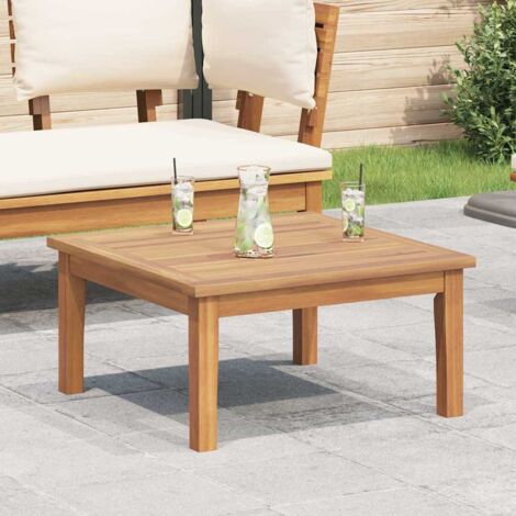 Mesa de Jardín Marrón Madera maciza de Teca vidaXL