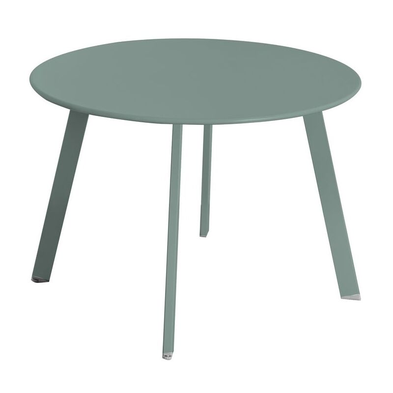 

Mesa de jardín Marzia auxiliar nido mediana de acero verde de Ø 60x42 cm