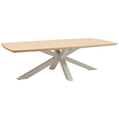 Mesa de jardín Oraclion marrón de 10 plazas - Hespéride