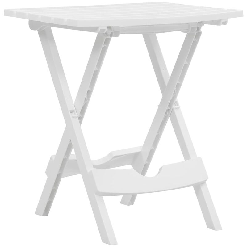 

Mesa de jardin plegable blanco 45,5x38,5x50 cm