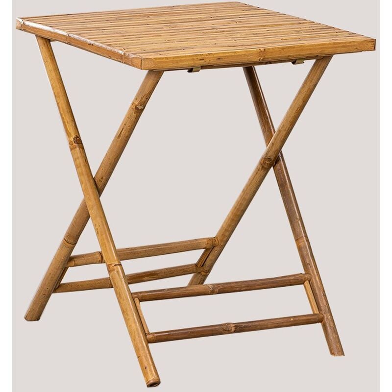 

Mesa de Jardín Plegable en Bambú Allen Style Bambú - Sklum