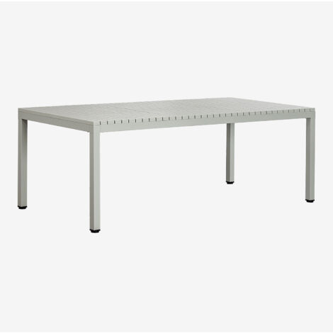 Mesa de jardín rectangular 210x100 cm en aluminio Marti SKLUM