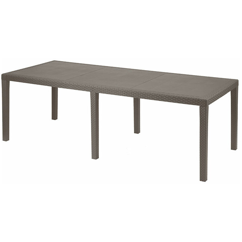 

Mesa de jardín rectangular extensible Alabama Taupe