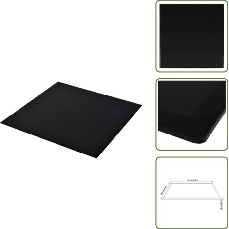 Mesa de jardín - vidaXL Tablero mesa de cristal templado cuadrado 700x700 mm - Cristal templado