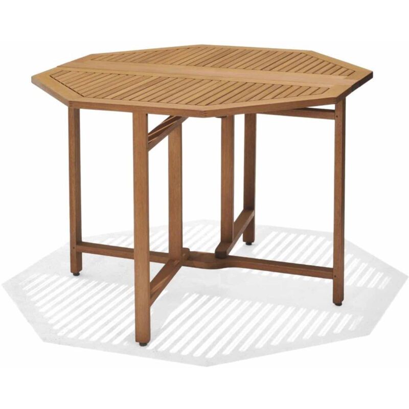 

Mesa de Jardín Chillvert Milán Madera 109x74,5 cm Octogonal 4 Comensales