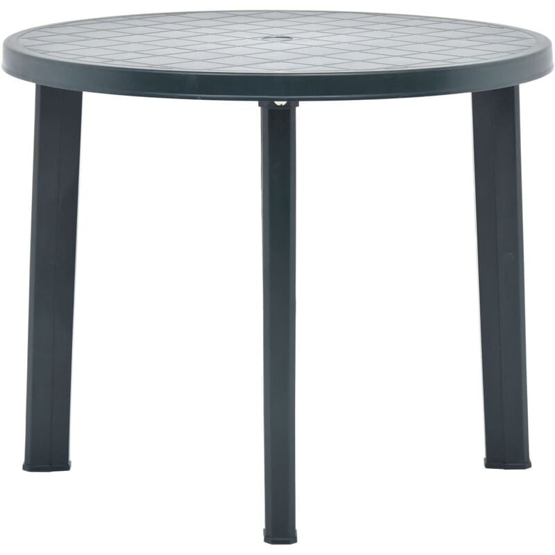

Mesa de jardín de plástico verde 89 cm - Verde