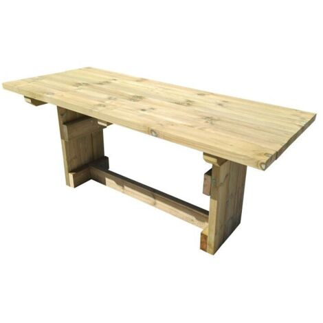 Mesa de madera de exterior MASGAMES CALELLA